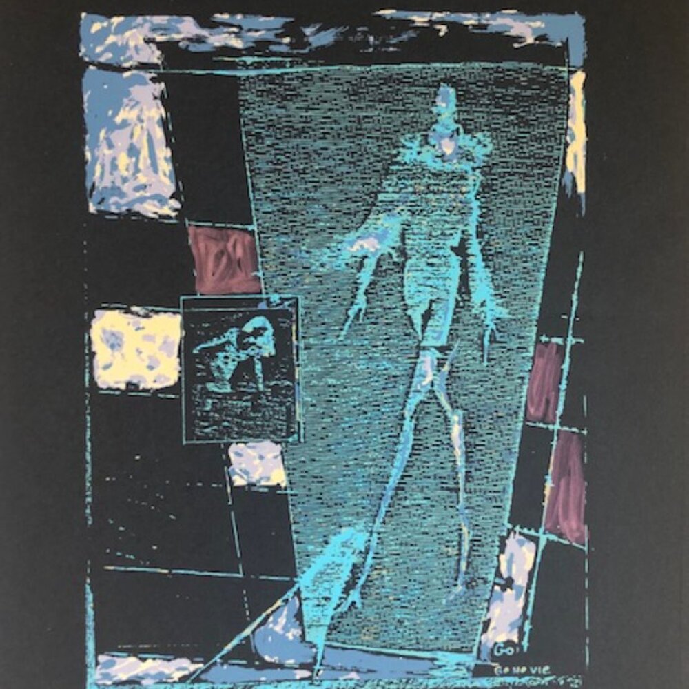 “Génovie” – Signed Limited Edition Art Print – 16" W x 21" H – 1991